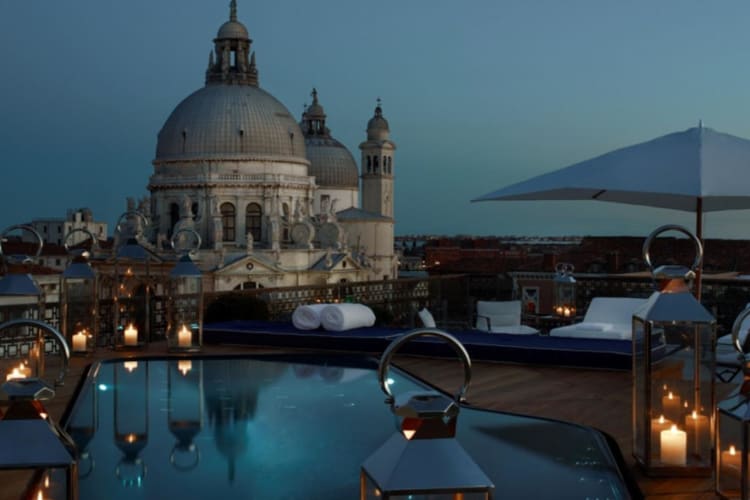 Rooftop pool